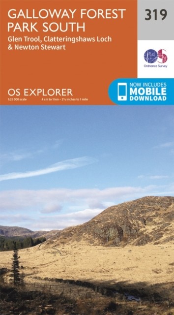 OS Explorer Map (319) Galloway Forest Park South by Ordnance Survey (Map 2015) - Image 5