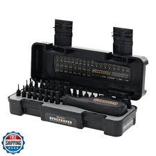 Wheeler Space Saver Screwdriver Set with Magnetic Screwdriver Handle, Bit Ass