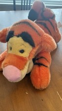 Walt Disney Store Exclusive Tigger 15 INCH Plush Authentic - In Lying Position
