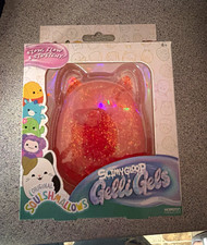 Squishmallows Pink Gel Squeeze Ball Stress Reliever Stretchy 4 in