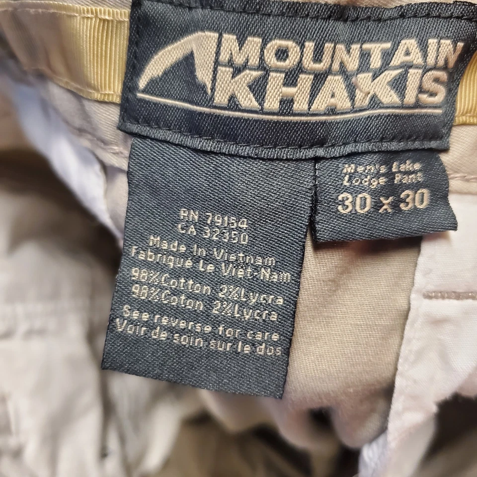 Pantalón Mountain Khakis MK 30x30 Lake Lodge Algodón Lycra Reforzado Elástico  Foto 2 de 4