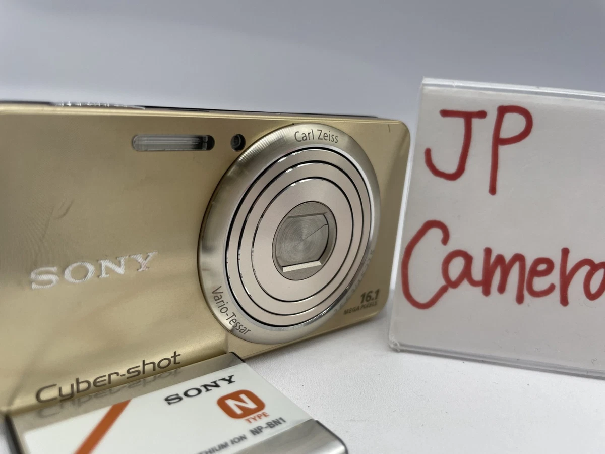 Excellent Sony Cyber Shot DSC-W570 gold Digital Camera Japanese