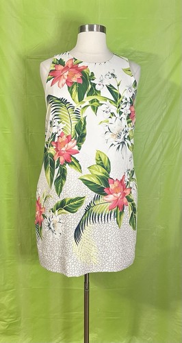 Tommy Bahama Gr. XL /TG Hawaii Blumen 100% Seide Grande Grove Etuikleid Neu