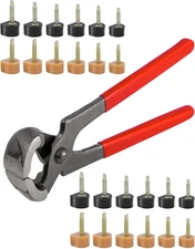 24 Pairs High Heel Replacement Tips, Heel Repair Kit for Women High Heel Sh 6 In