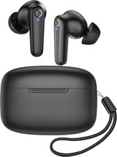 Redpepper Wireless Ear Buds Bluetooth 5.3 60H Using Time Headphones Black