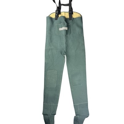 Vintage Hodgman Neoprene Stocking Foot Chest Waders Men's Size XL Short Green