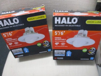 Halo 5''/6'' LED Downlight RA56109S1EWHR Recessed 90W Gimbal Adjustable 1030 Lumen