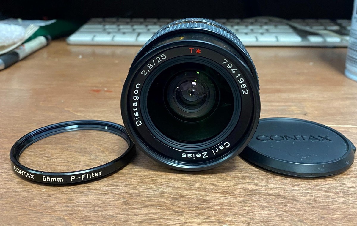 CONTAX Carl Zeiss Distagon 25mm f/2.8 T* MF Lens | eBay