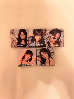 LE SSERAFIM Acrylic Charms Set Kazuha Yunjin Sakura Unopened