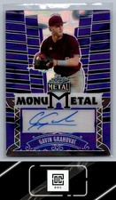 2024 Leaf Metal #BA-GG1 Gavin Grahovac Autographs Lava Purple #/9