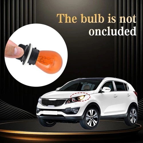 Front Turn Signal Bulb Socket 2x Black for KIA Forte Cerato 2011-2017 Soul 13-19 - Picture 7 of 7