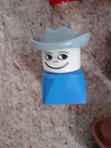 Lego Duplo 7 Figuren Köpfe Körper Retro Vintage Alt Sammlerstücke Paket Set Sieb - Bild 7 von 18
