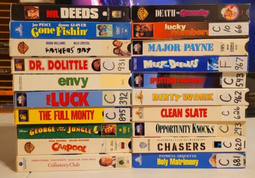 Vhs Movie Lot Comedy Films | Major Payne | Mr.Deeds | Clean Slate | 20ct Vtg - Picture 22 of 22
