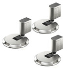 3PCS Magnetic Door Stopper Mechanical Silent Floor Door Stop Door Catch Holder