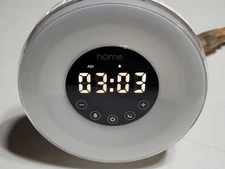 iHome Sunrise Alarm Clock FM Radio with Cord for USB Port Used Tested