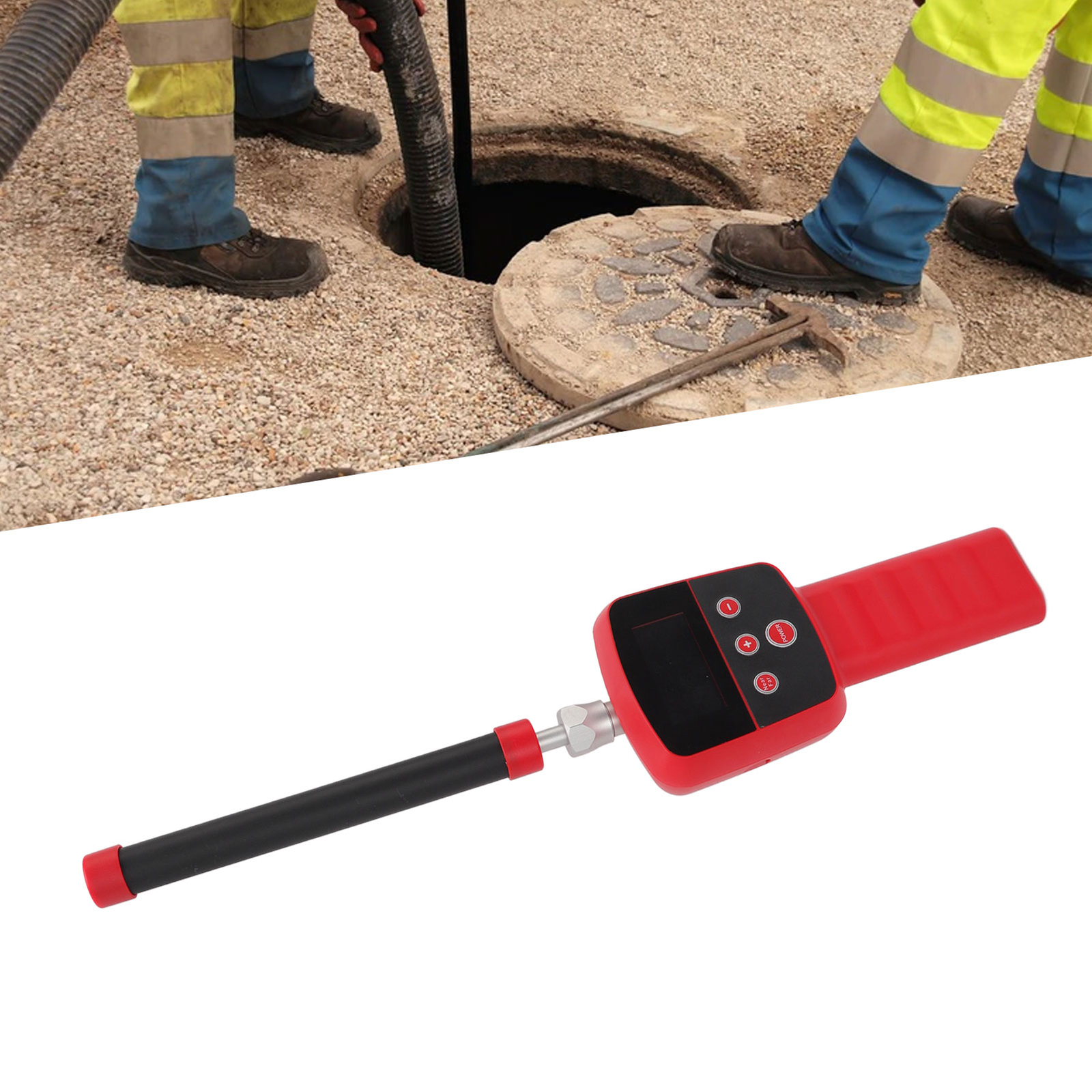 512HZ Pipe Locator Receiver Sonde Transmitter for Underground