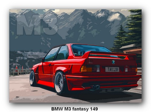 BMW M3 - 40 different CAR POSTER PRINT IMAGE A3 A4 or DIGITAL E30 E46 E36 E90 E9 - Picture 99 of 134