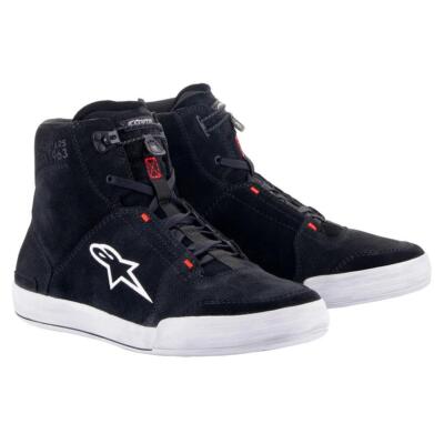 Alpinestars Chrom Motorradstiefel Freizeit gepanzerte Motorradschuhe schwarz