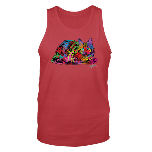 Katze Lüge Tiere Haustier lustiger Witz Humor humorvolle Grafik Neuheit Tanktop - Bild 6 von 8