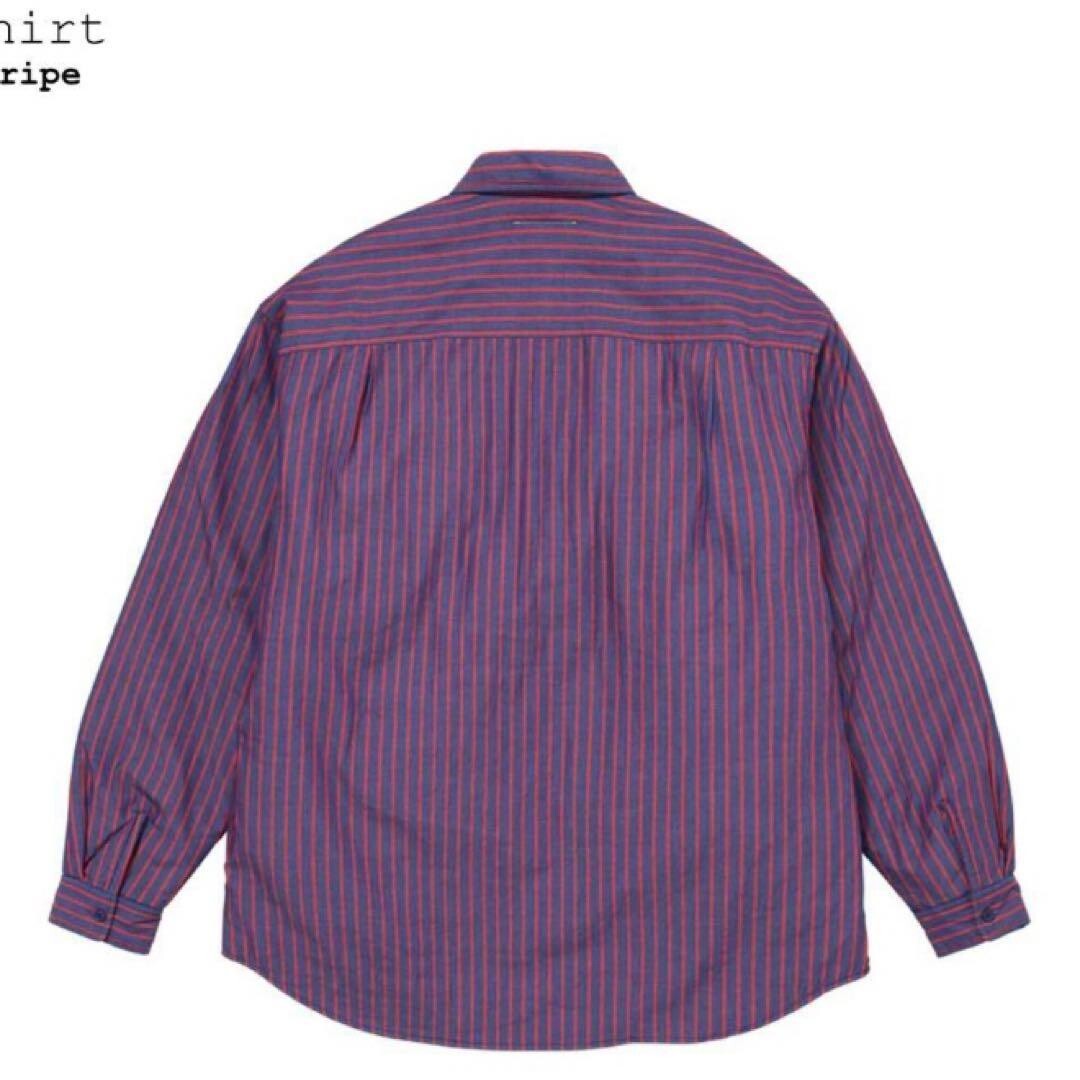 SUPREME 24SS x MM6 Maison Margiela Padded Shirt M6 Striped SUPREME 24SS x MM6 Maison Margiela Padded Shirt M6 Striped