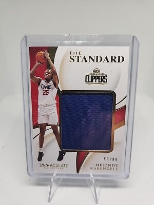 2019-20 Immaculate Collection The Standard Relics #7 Mfiondu Kabengele Jersey/99