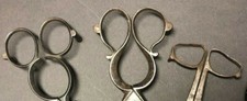 Group Of 5 Victorian Candle Lantern Wick Cutters / Snuffers