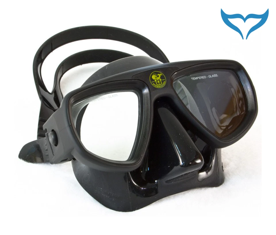 POSEIDON DIVING SYSTEMS Poseidon 2-Fenster TauchMaske Technica Tasche kleines Volumen Tauchermaske black
