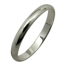 .925 Sterling Silver Ring Plain 2mm Wedding Band Jewelry Sizes 4-10