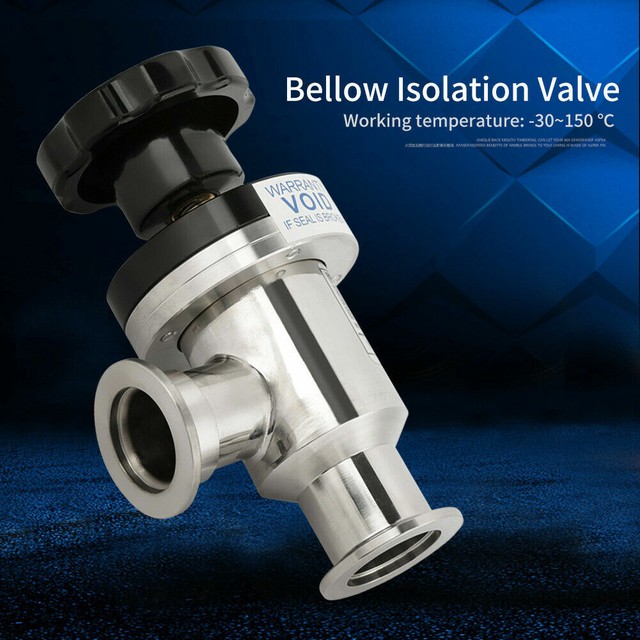 Kf25 High Vacuum Manual Right Angle Bellow Valve for Vacuum Isolation
