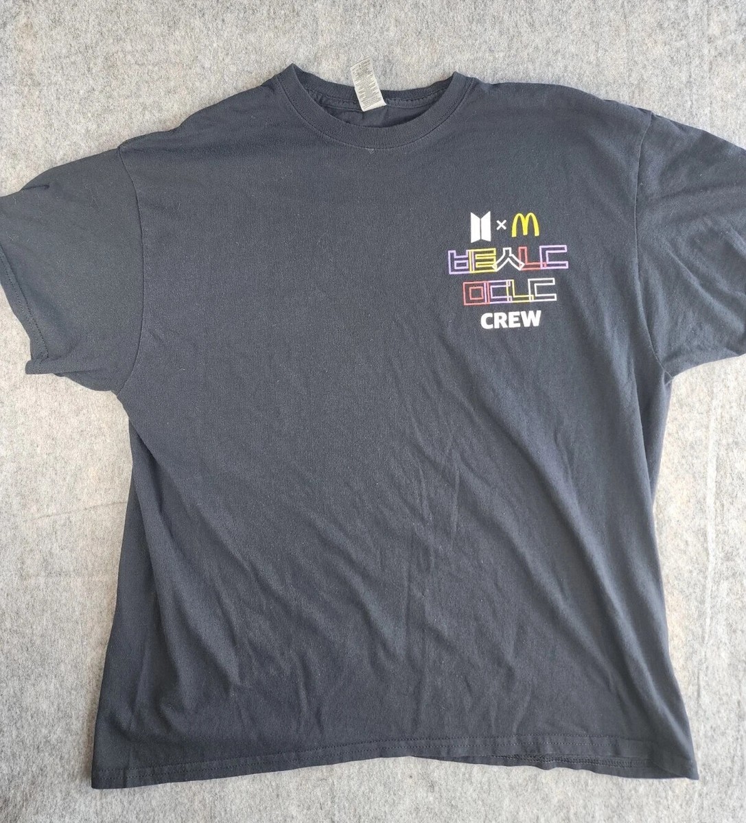 Bts Merchandise Bts Collaboration Bts Mcdonalds Crew Shirts BTS X