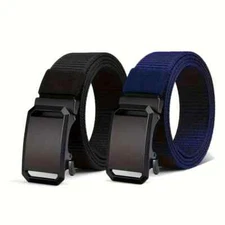 2x Outdoor Sports with Breathable Nylon Leisure Belt Work Travel Men's Gift USA