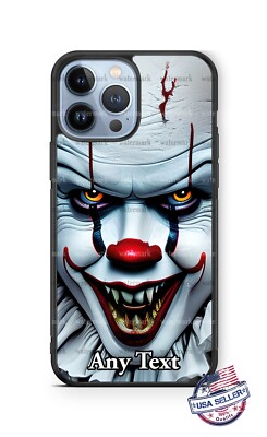 Halloween Scary Clown Face Zombie Phone Case for iPhone 16 Samsung s24 Google 8