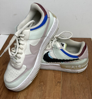 Size 10- Nike Air Force Shadow SE Pixel Swoosh