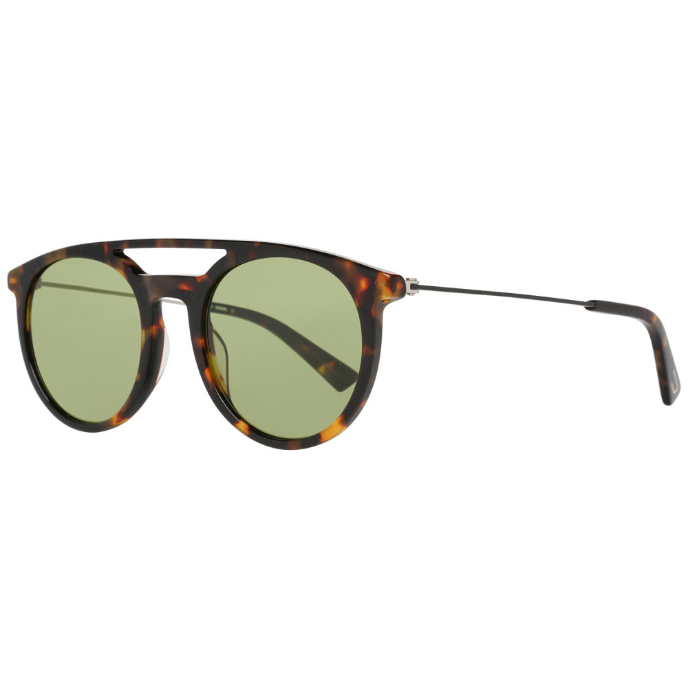 Diesel DL 0298 52N Коричневая черепаховая круглая пластиковая оправа для солнцезащитных очков 52-17-145 15090₽