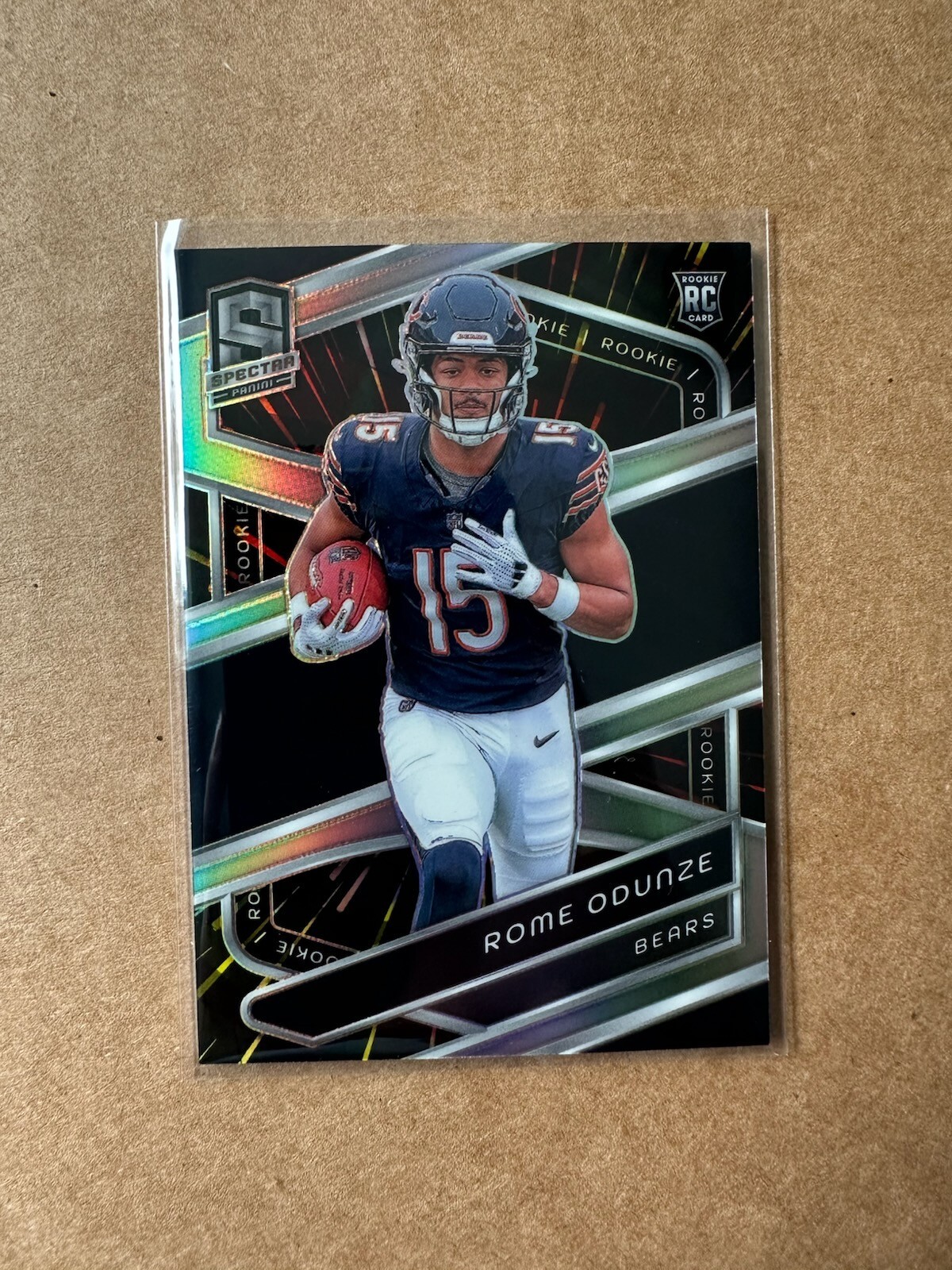 2024 Panini Spectra - Rookies Rome Odunze #120 Hyper Prizm /75 (RC) Bears