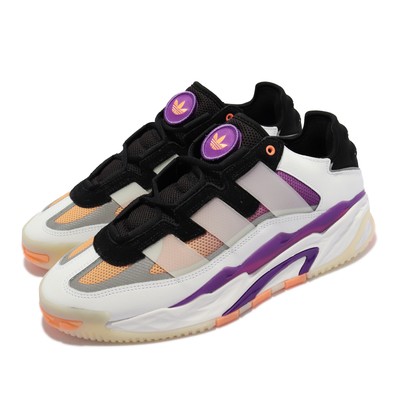 adidas Originals Niteball White Black Purple Men Casual Lifestyle Shoes  S24138 | eBay