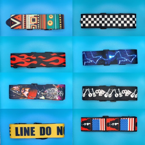 Funky Guitar Straps Various Designs Acoustic Electric Universal eBay