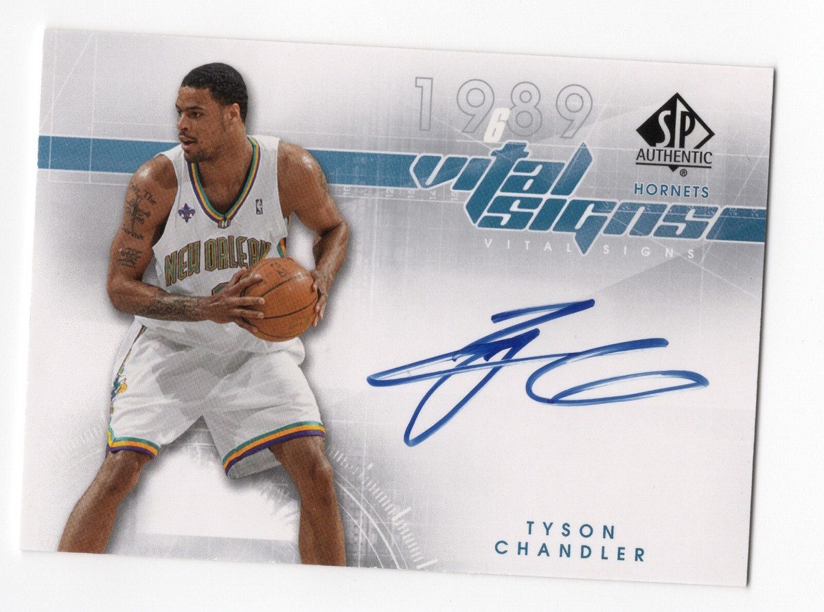Tyson Chandler 2008-09 Upper Deck SP Authentic Vital Signs