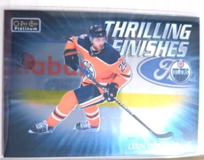 Leon Draisaitl Thrilling Finishes Edmonton Oilers - UD OPC Platinum 2019-20 NHL