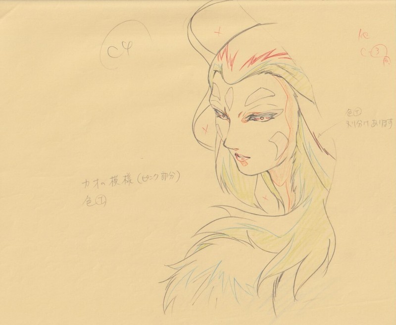 The Twelve Kingdoms Juuni Kokki Genga Douga Original Sketches Pierrot - Kaiko