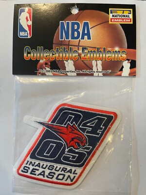 National Emblem NBA Patch 2004-2005 Charlotte Bobcats Inaugural Season New