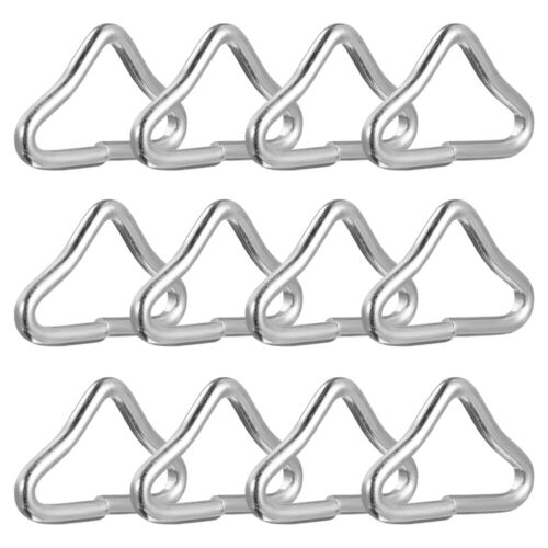  20 Pcs Triangle Rings Trampoline Webbing Bag Buckle Child Bandage - Picture 1 of 11