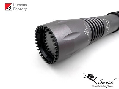 Lumens Factory SP-9 Flashlight Host. Grey, Poly Bezel. Surefire 9P