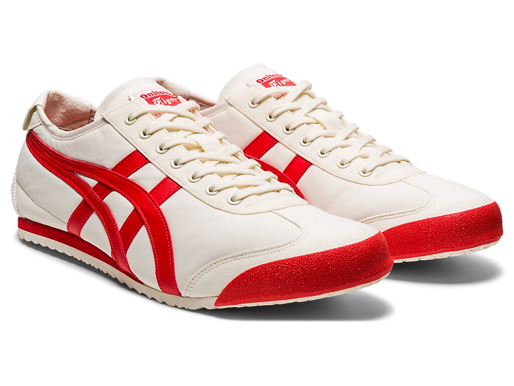 Onitsuka Tiger MEXICO 66 1183B497 101 CREAM FIERY RED | eBay