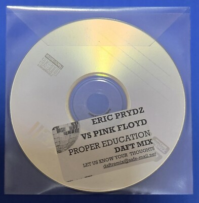 Eric Prydz vs Floyd ''Proper Education'' Rare 2006 DAFT MIX CD Single Promo