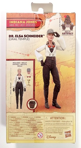 Indiana Jones Last Crusade Adventure Series Dr Elsa Schneider action figure New - Picture 3 of 6