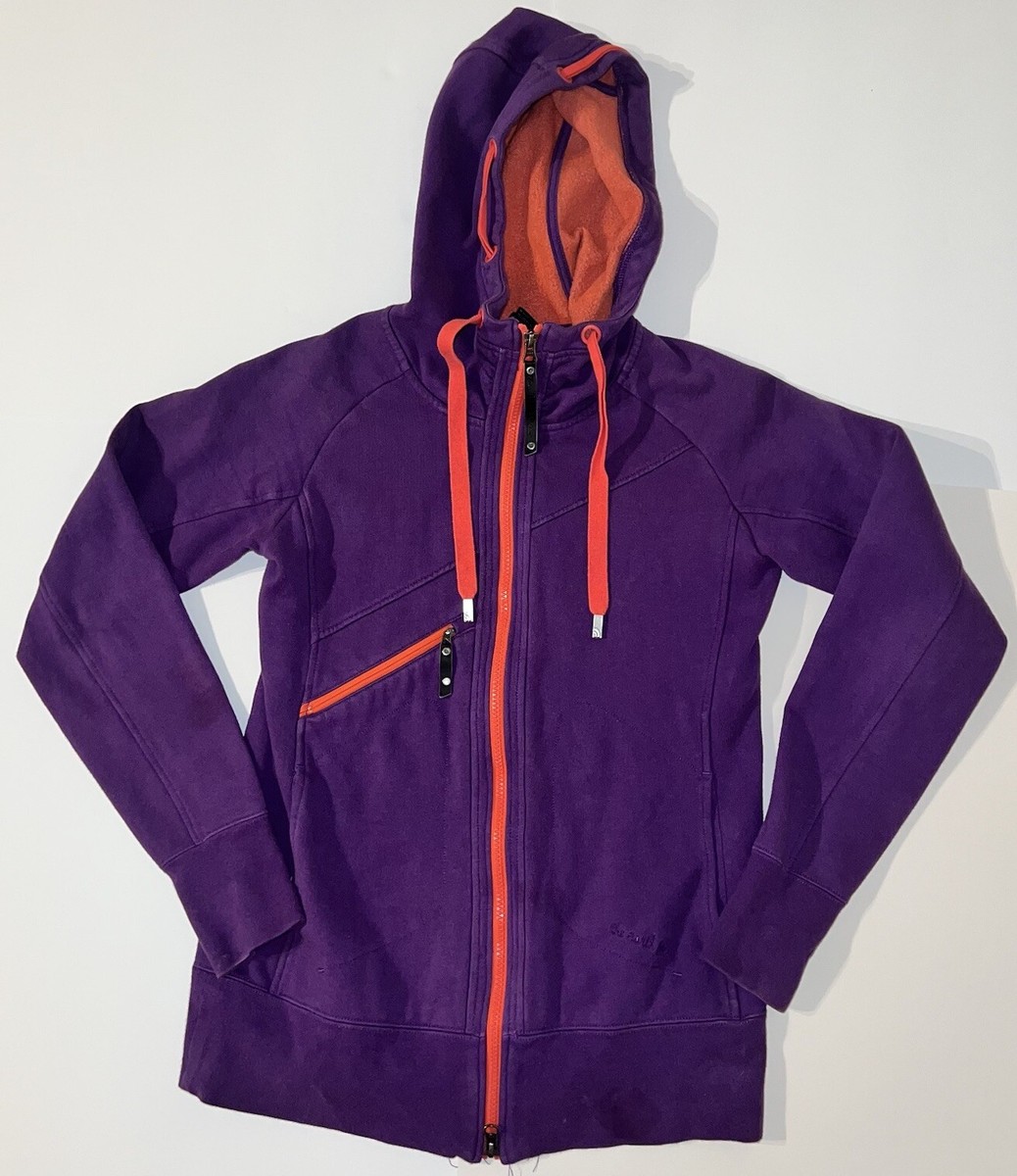 ⭐️ The North Face Women's Size Small Purple Hot Pink Logo Full zip