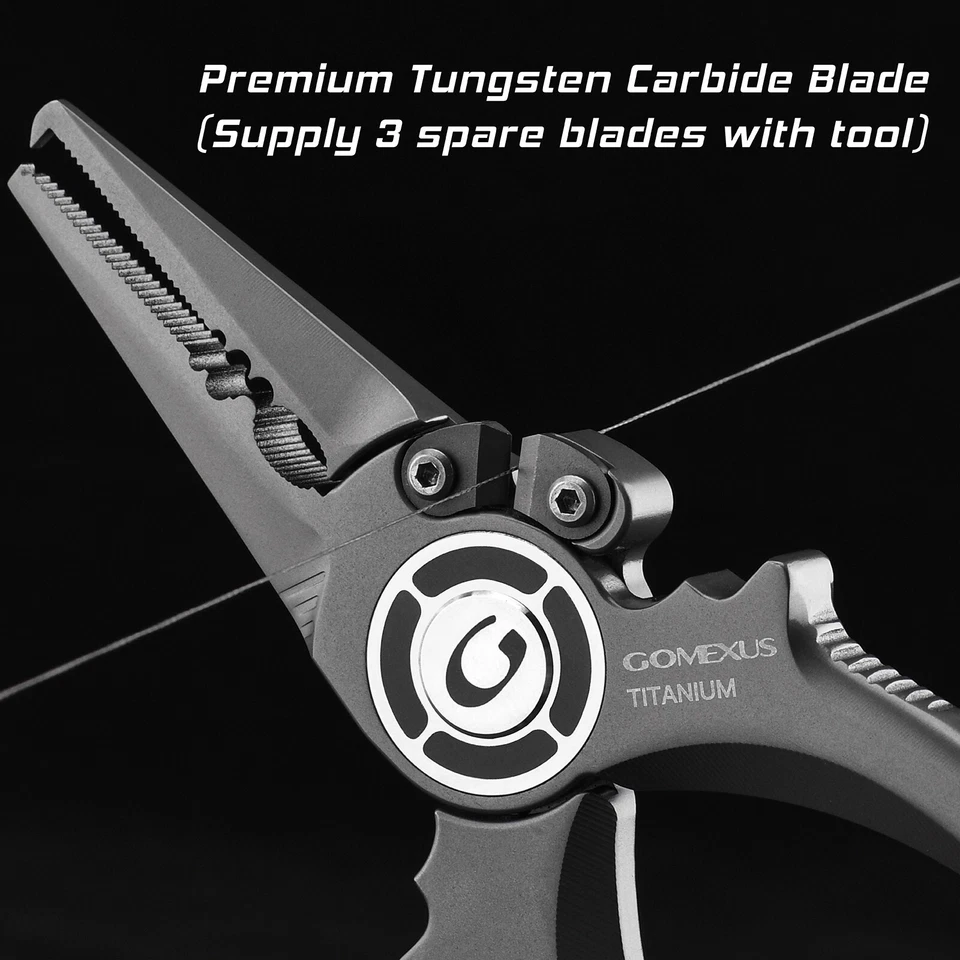 Gomexus Plier X Titanium Fishing Pliers 7'' kayak surf Fishing Never Rust - Image 4 of 4
