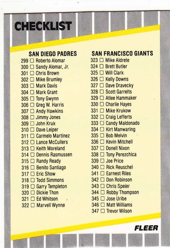 1989 FLEER BASEBALL #451-660 YOU-PICK - Picture 208 of 235