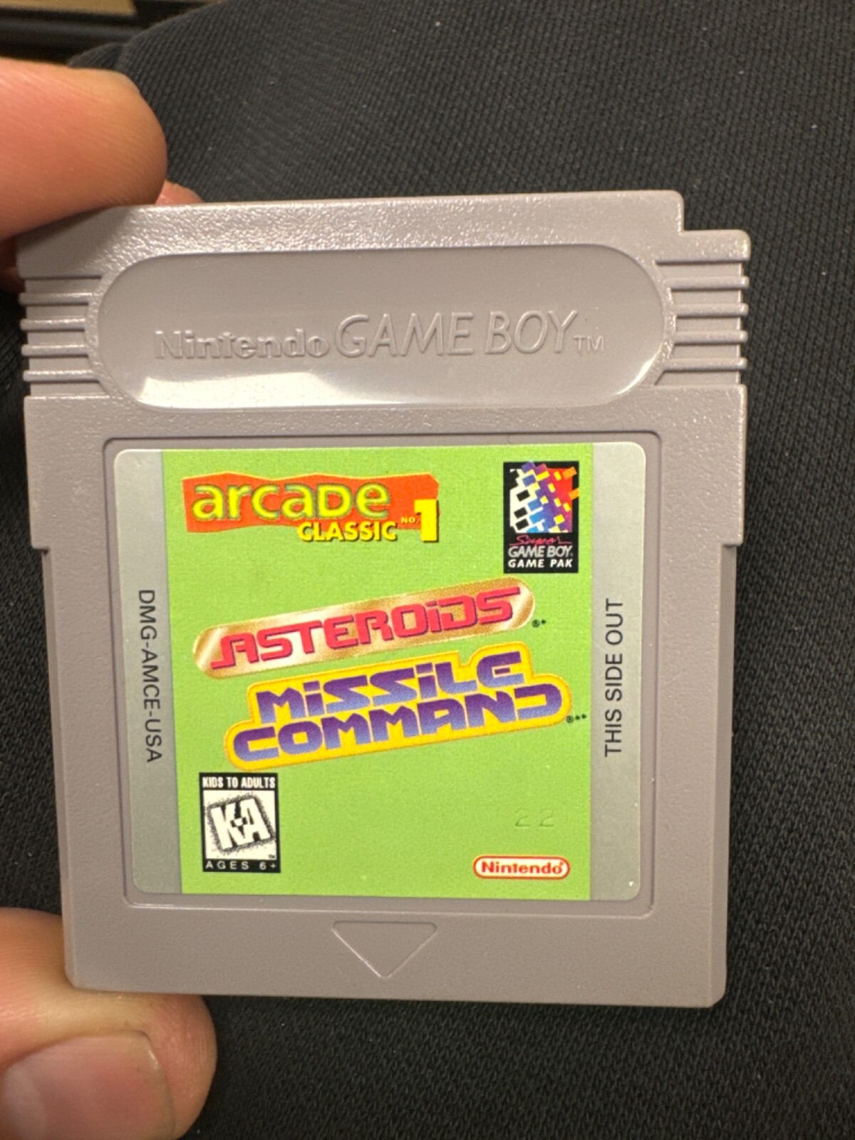 Arcade Classic No. 1: Asteroids/Missile Command (Nintendo Game Boy) Tested